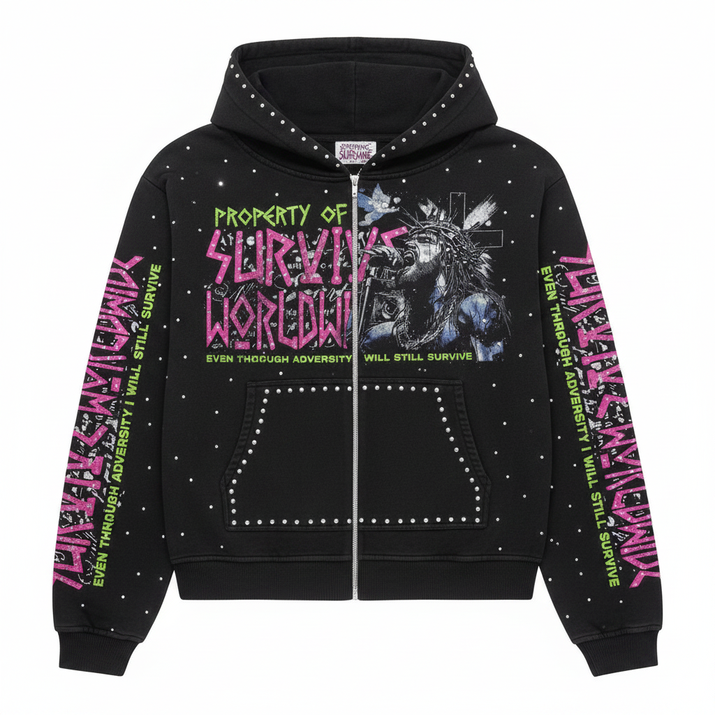 Graphic Survival Hoodie